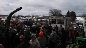 Big Rapids area annual auction picture of crowd