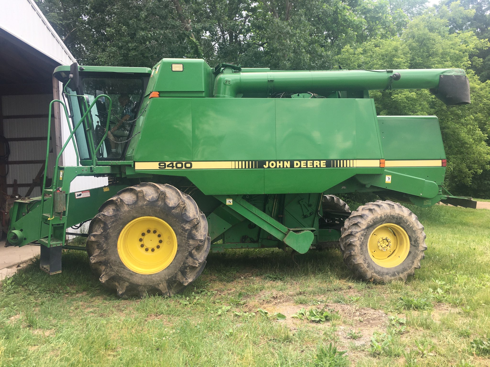  JD tractors/JD combine-heads/skid/farm equipment/shop  retirement